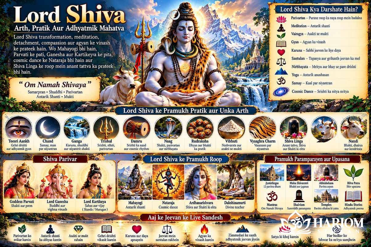 Lord Shiva: Arth, Pratik Aur Adhyatmik Mahatva