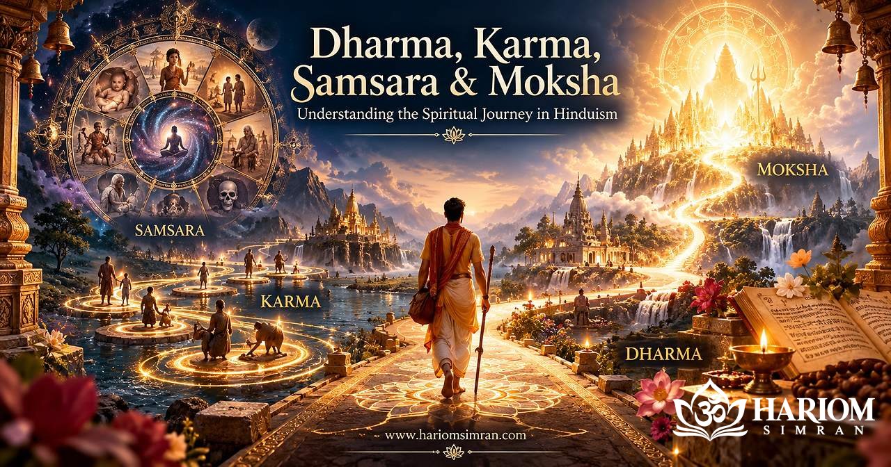 Dharma, Karma, Samsara and Moksha Explained