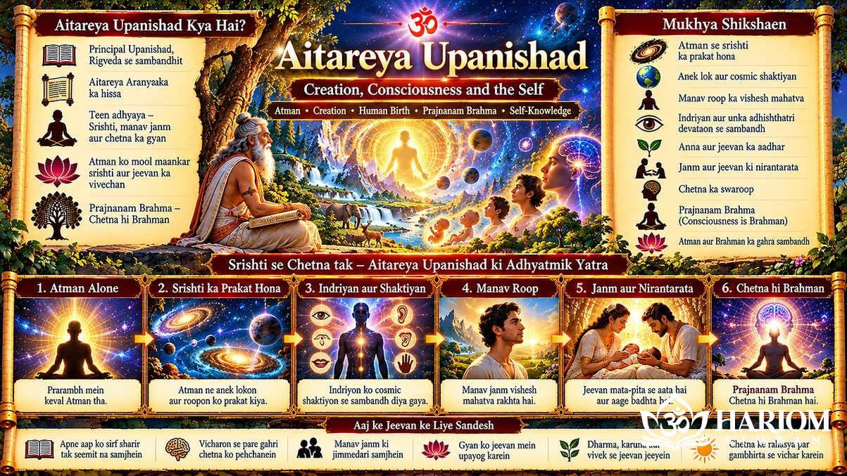 Aitareya Upanishad: Creation, Consciousness and the Self