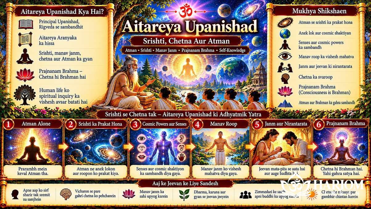 Aitareya Upanishad: Srishti, Chetna Aur Atman