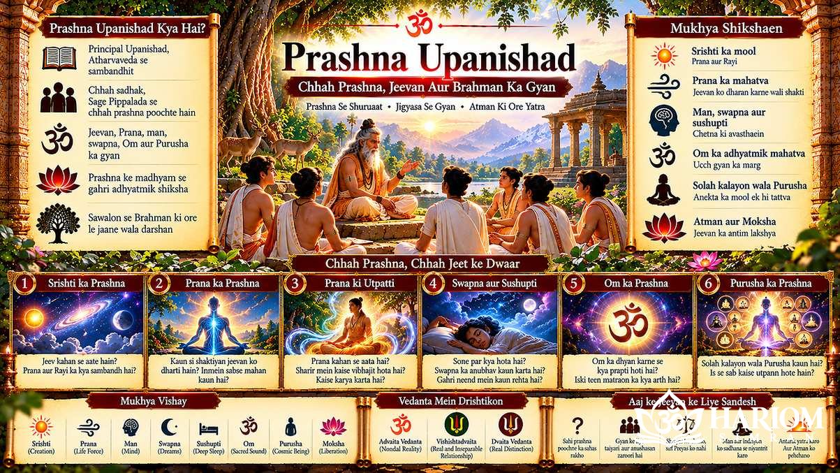 Prashna Upanishad: Six Questions About Life and Brahman