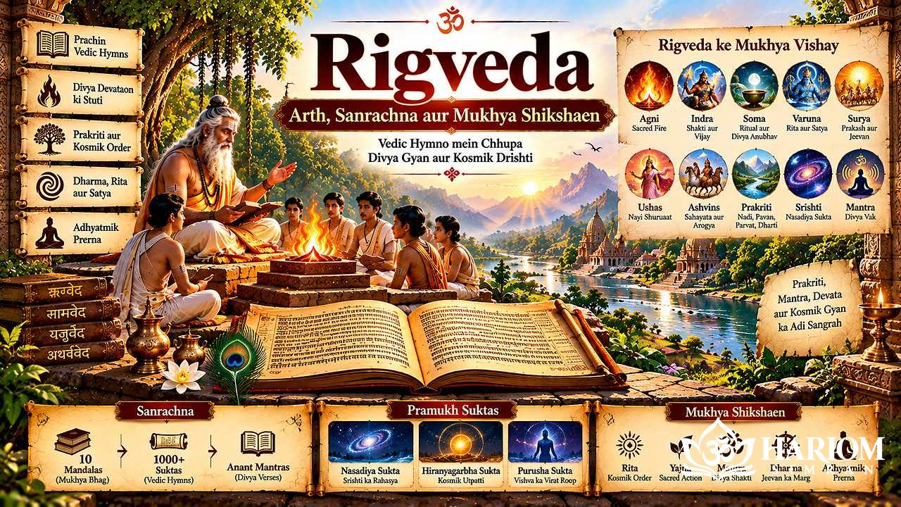 Rigveda: Arth, Sanrachna Aur Mukhya Shikshaen