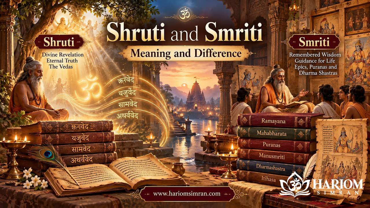 Shruti and Smriti: Meaning and Difference