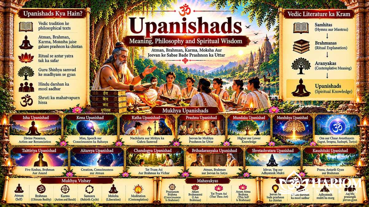 Upanishads: Meaning, Philosophy and Spiritual Wisdom