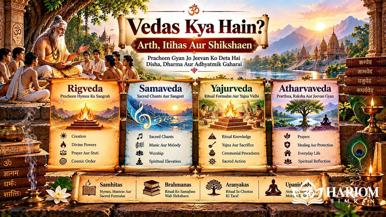 Vedas Kya Hain? Arth, Itihas Aur Shikshaen